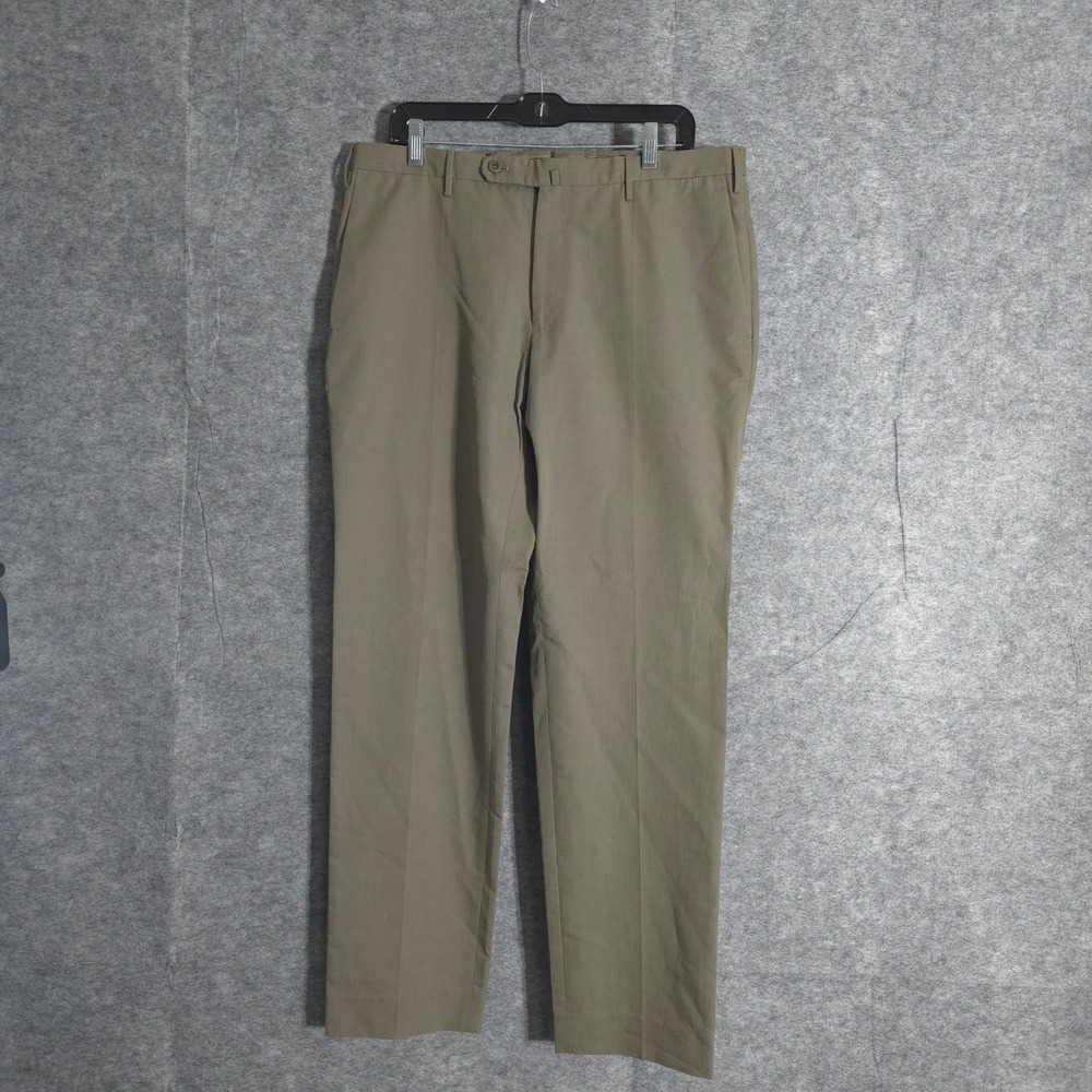 Incotex Men's Dress Pants in Olive Green